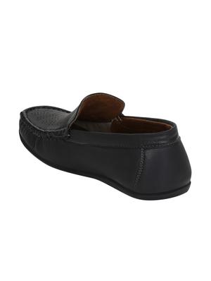 black leatherette office wear loafer - 15224338 - Standard Image - 3