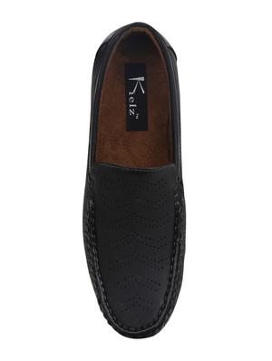 black leatherette office wear loafer - 15224338 - Standard Image - 4