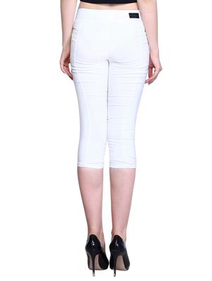 skinny fit solid capri - 15224429 - Standard Image - 3