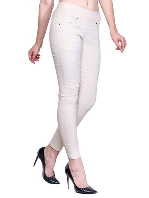 beige skinny jegging - 15224444 - Standard Image - 2