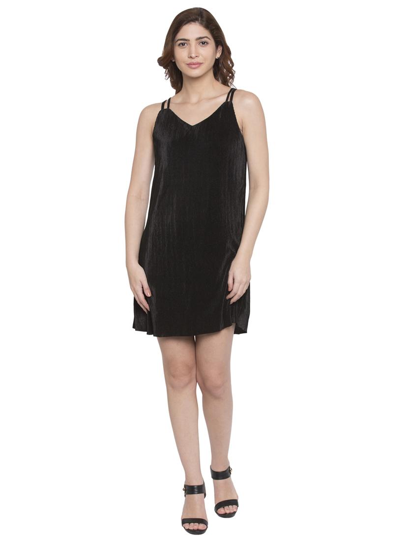 black solid shift dress - 15224916 - Zoom Image - 1
