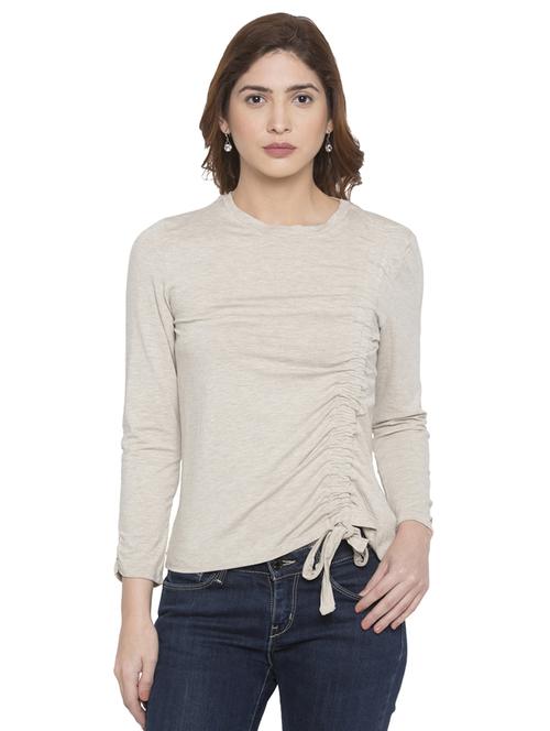 ruched front top - 15224993 - Standard Image - 1