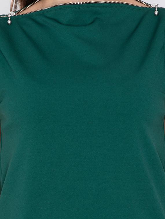 green solid sheath dress - 15225093 - Zoom Image - 5