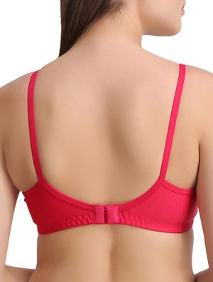 set of 2 bow patch solid bras - 15225487 - Standard Image - 3