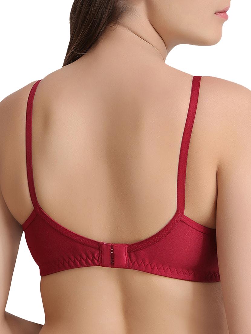 set of 2 bow patch solid bras - 15225487 - Zoom Image - 6