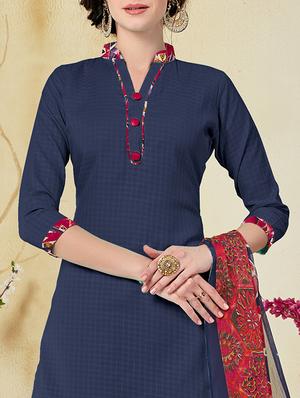 printed unstitched salwar suit - 15225849 - Standard Image - 2