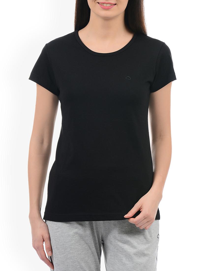 embossed detail round neck tee - 15226500 - Zoom Image - 1