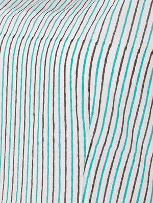 white cotton a-line kurta - 15226716 - Standard Image - 4