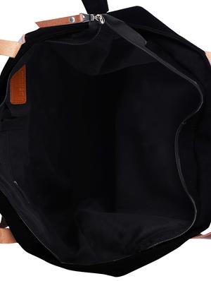 black canvas regular handbag - 15226859 - Standard Image - 3