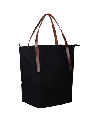 black canvas regular handbag - 15226859 - Standard Image - 4