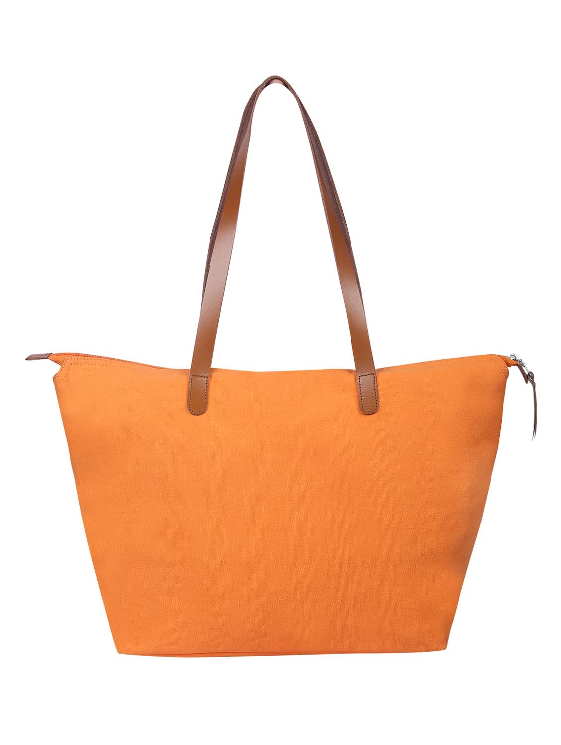 yellow canvas regular handbag - 15226868 - Zoom Image - 2