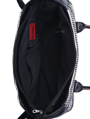 white canvas regular handbag - 15226870 - Standard Image - 3