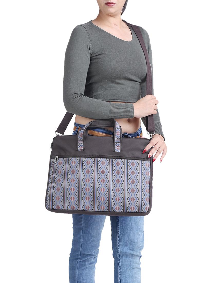 brown polyester laptop bag - 15226871 - Zoom Image - 6
