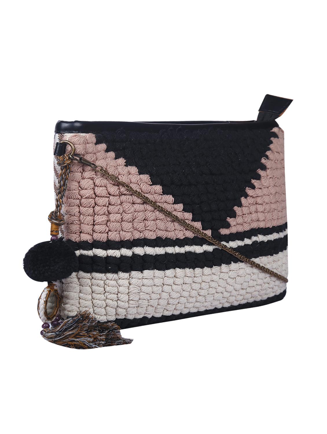 multi colored cotton regular sling bag - 15226886 - Zoom Image - 4