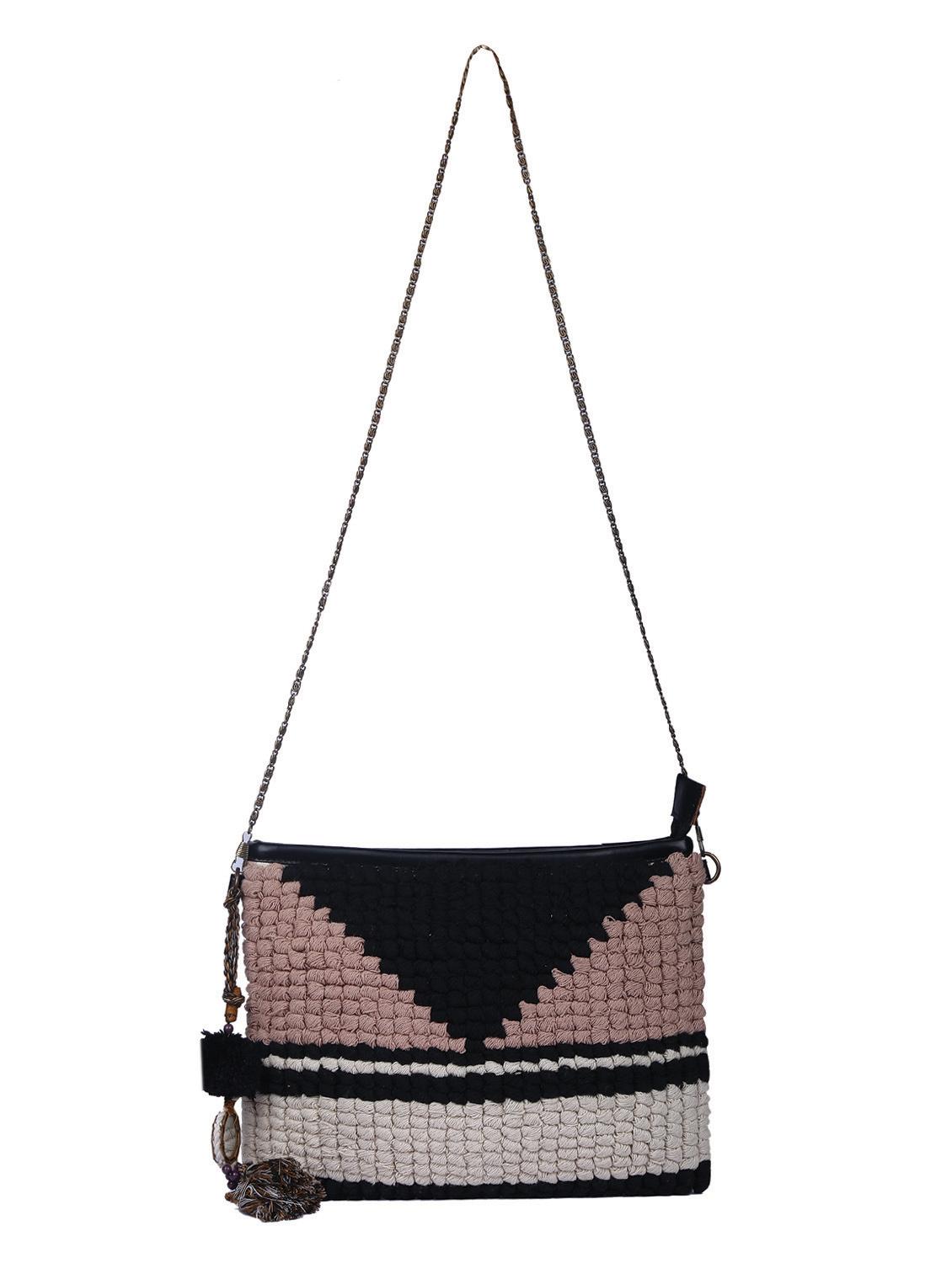 multi colored cotton regular sling bag - 15226886 - Zoom Image - 5