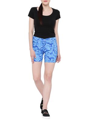 blue cotton camouflage shorts - 15226895 - Standard Image - 4