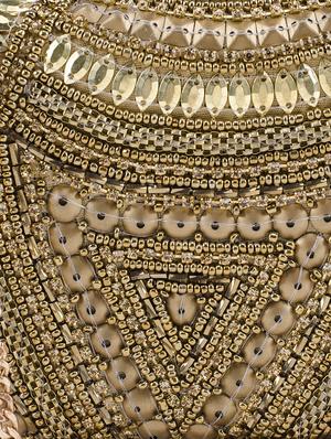 gold metal box clutch - 15227349 - Standard Image - 4