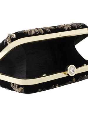 black suede box clutch - 15227353 - Standard Image - 3