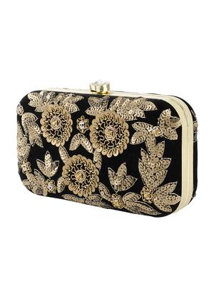 black suede box clutch - 15227353 - Standard Image - 5