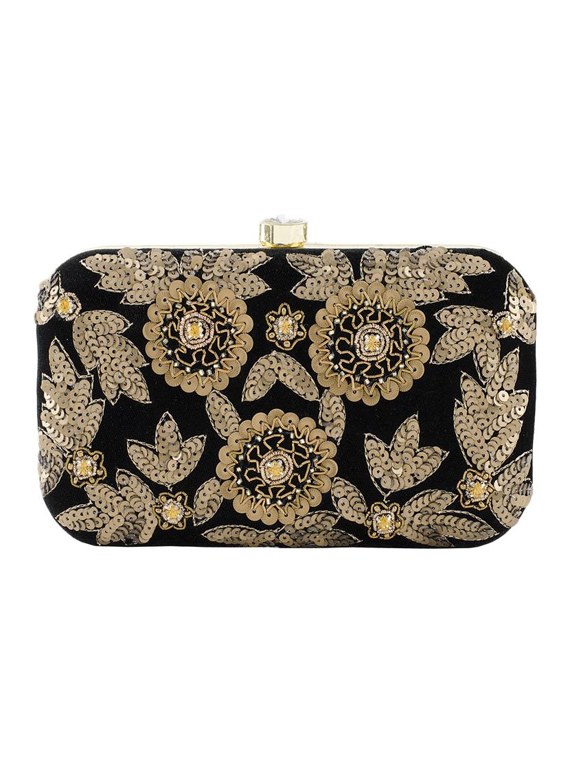 black suede box clutch - 15227353 - Zoom Image - 2