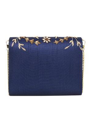 blue suede regular clutch - 15227366 - Standard Image - 2