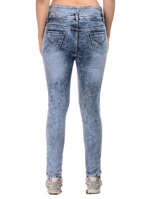 blue denim distressed jeans - 15227481 - Standard Image - 3