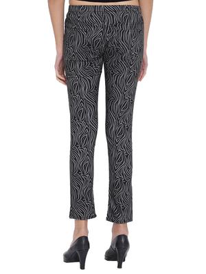 black animal print cotton jeggings - 15227578 - Standard Image - 3