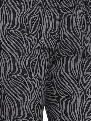 black animal print cotton jeggings - 15227578 - Standard Image - 5