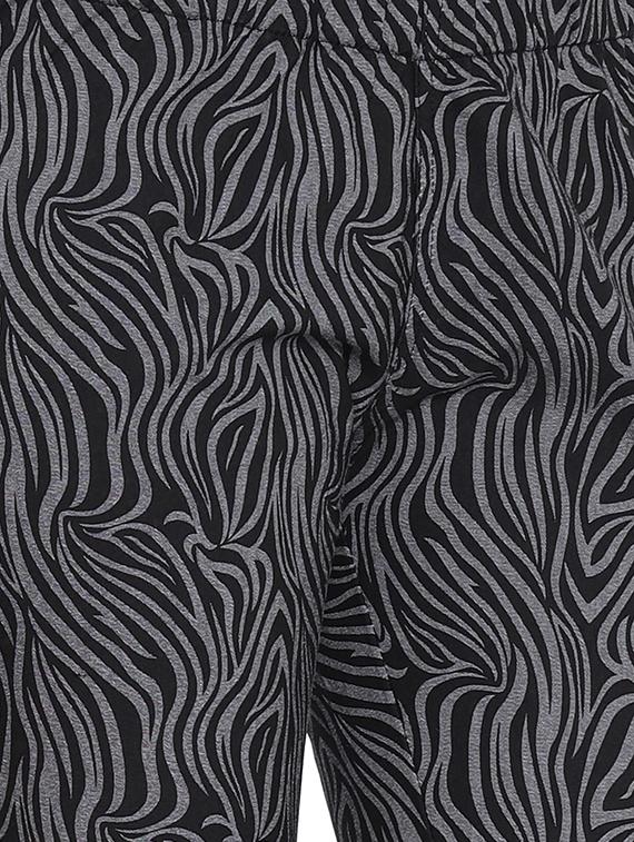 black animal print cotton jeggings - 15227578 - Zoom Image - 5
