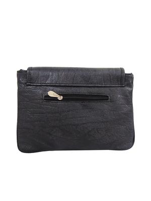 black leatherette (pu) regular sling bag - 15227600 - Standard Image - 2