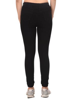 drawstring waist denim jeans - 15227606 - Standard Image - 3