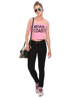 drawstring waist denim jeans - 15227606 - Standard Image - 4