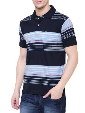 blue cotton polo t-shirt - 15227714 - Standard Image - 2