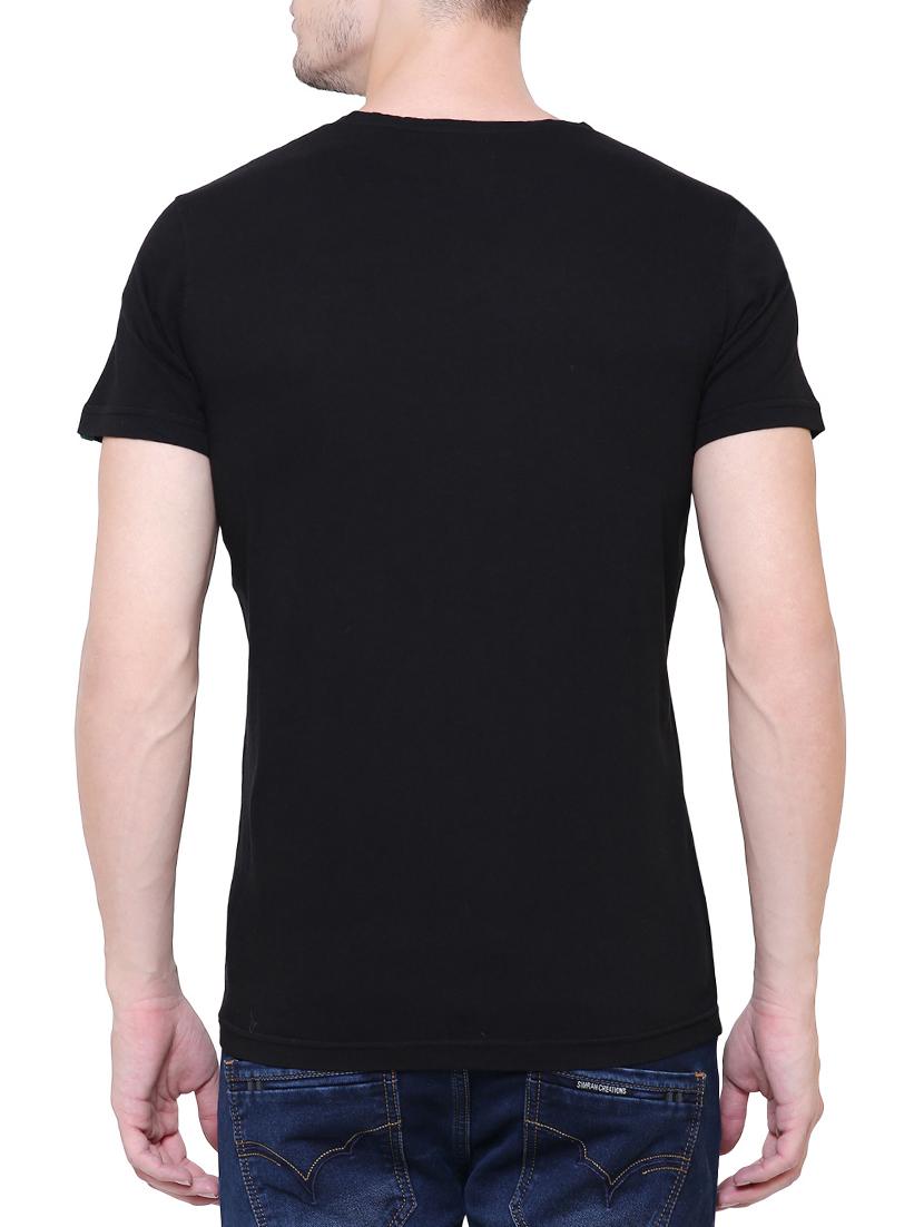 black cotton t-shirt - 15227751 - Zoom Image - 3