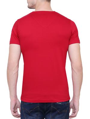 red cotton t-shirt - 15227752 - Standard Image - 3