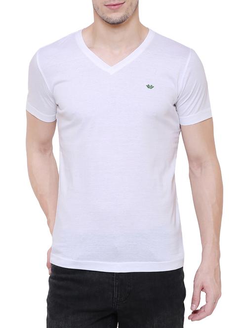 white cotton t-shirt - 15227755 - Standard Image - 1
