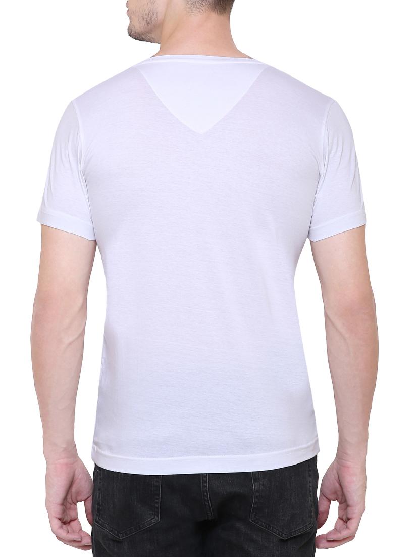 white cotton t-shirt - 15227755 - Zoom Image - 3