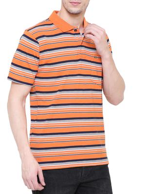 orange cotton polo t-shirt - 15227763 - Standard Image - 2