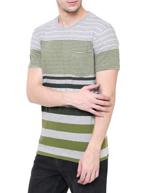 green cotton t-shirt - 15227788 - Standard Image - 2