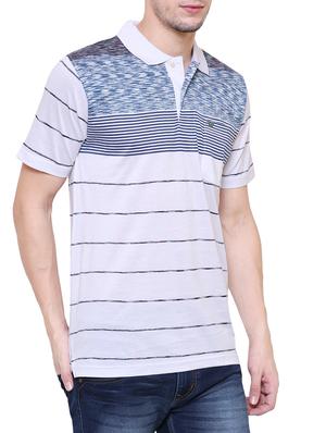 blue cotton polo t-shirt - 15227797 - Standard Image - 2