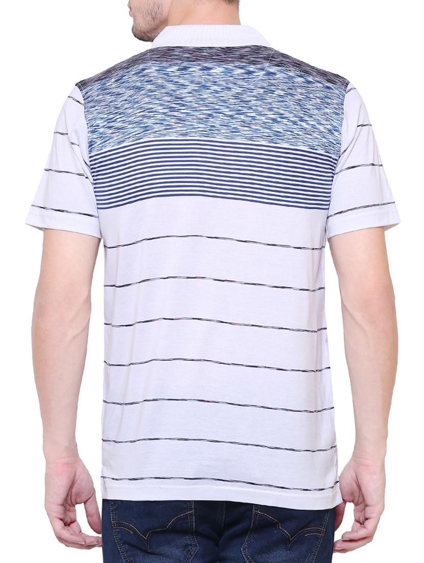 blue cotton polo t-shirt - 15227797 - Zoom Image - 3