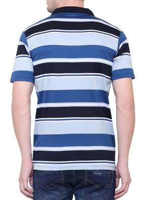 blue cotton polo t-shirt - 15227799 - Standard Image - 3