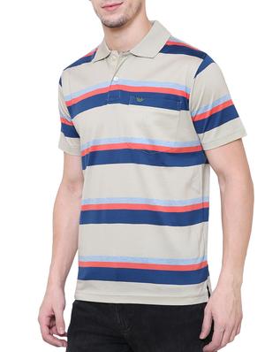 multi colored cotton polo t-shirt - 15227802 - Standard Image - 2