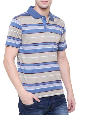 light blue cotton polo t-shirt - 15227807 - Standard Image - 2