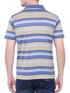 light blue cotton polo t-shirt - 15227807 - Standard Image - 3