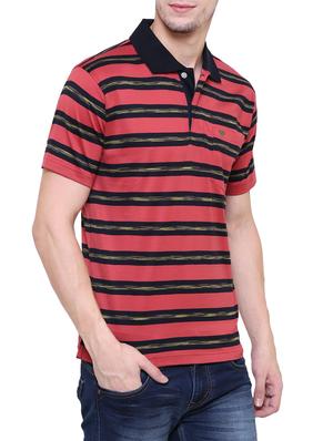 red cotton polo t-shirt - 15227825 - Standard Image - 2