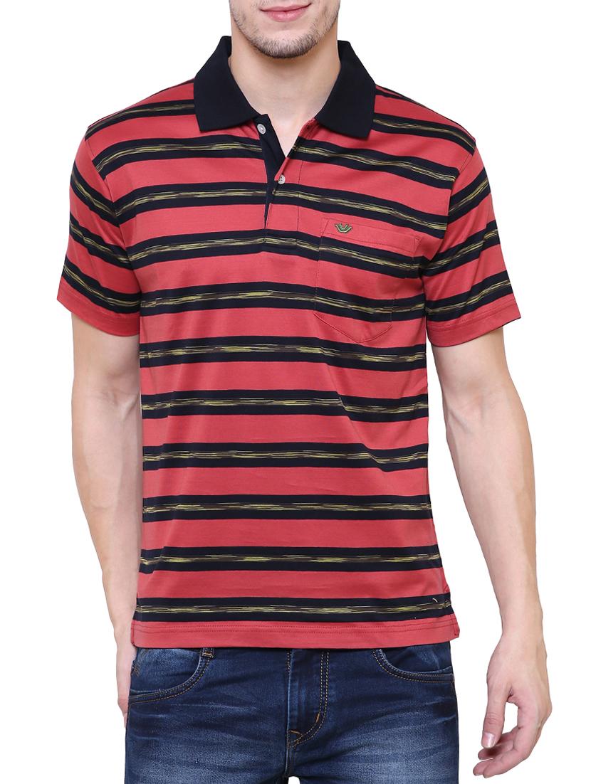 red cotton polo t-shirt - 15227825 - Zoom Image - 1