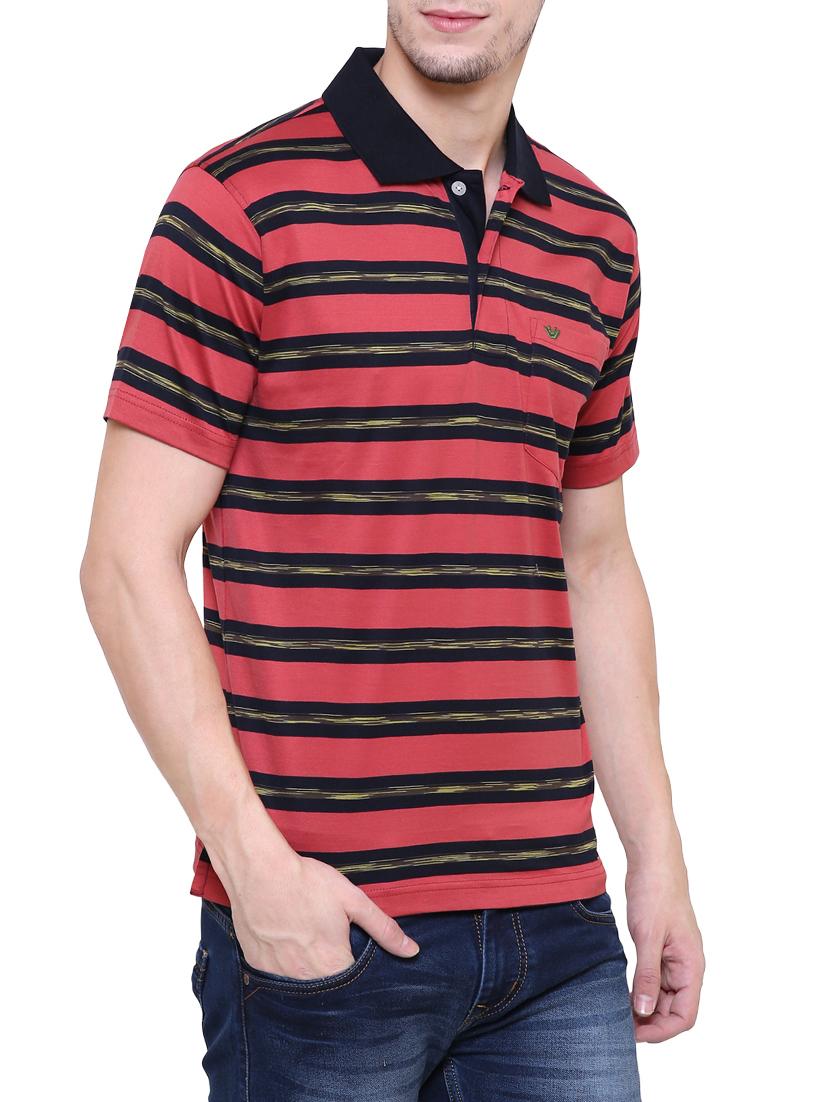 red cotton polo t-shirt - 15227825 - Zoom Image - 2