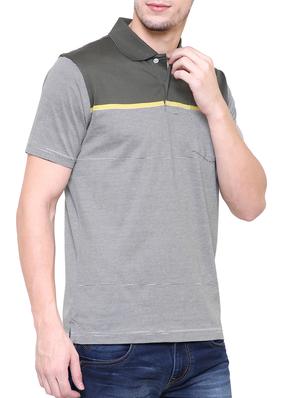 green cotton polo t-shirt - 15227826 - Standard Image - 2