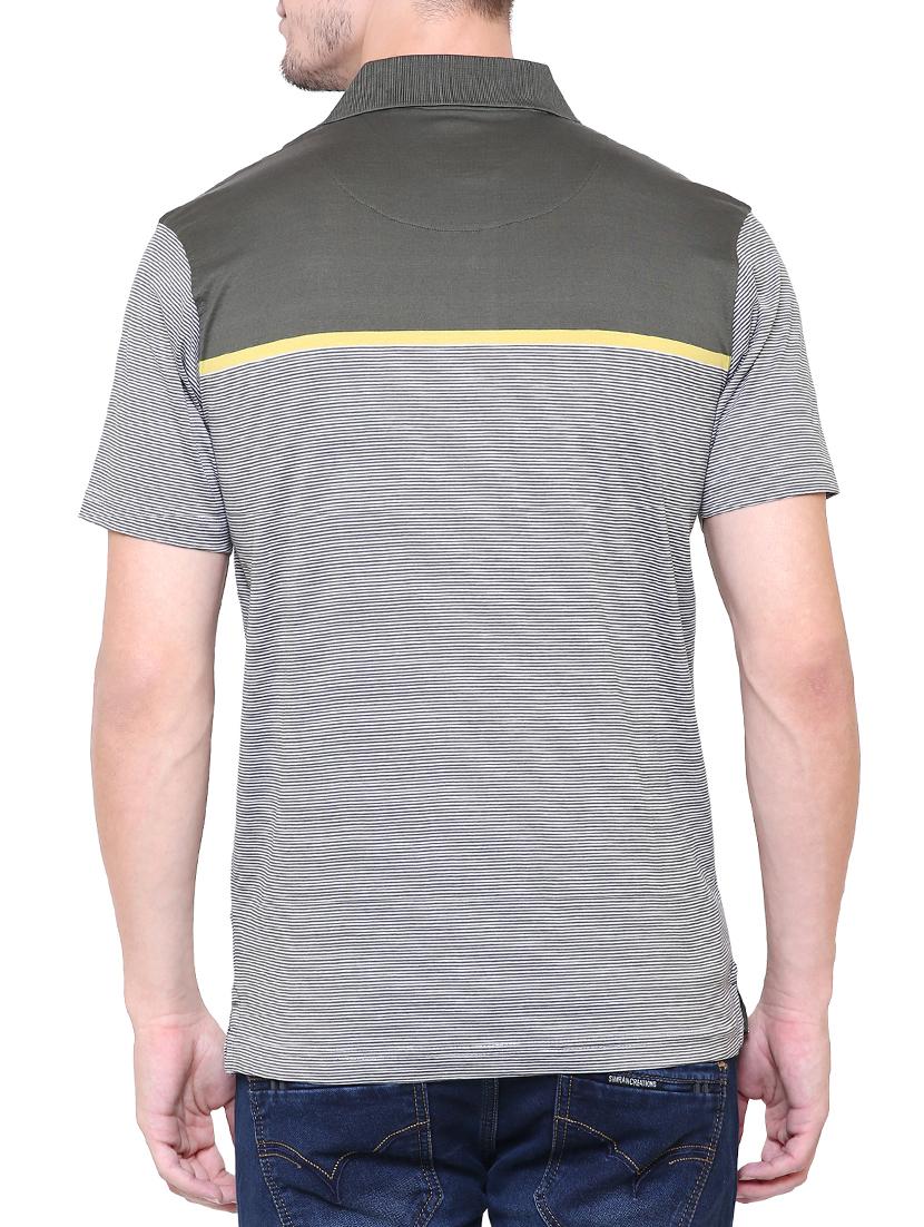 green cotton polo t-shirt - 15227826 - Zoom Image - 3